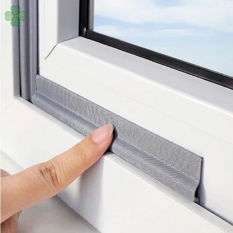 Fita de Vedação de Silicone para Porta e Janela Autoadesiva Isolamento Acústico Anti Poeira 2m 30mm