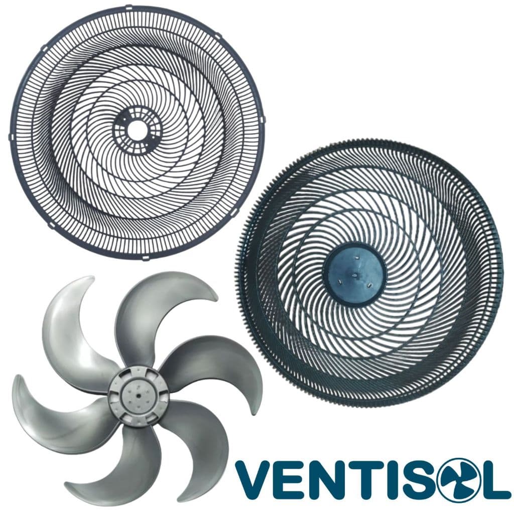 Kit Grades + Hélice Para Ventilador Turbo 6 De 50cm Ventisol