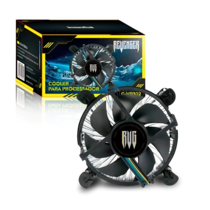 Cooler Para Processador Intel 775/1155/1150/1151 Fan 90 Mn