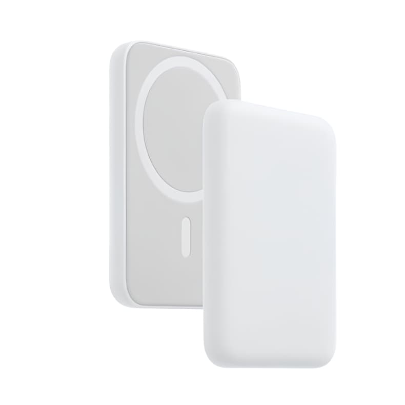 Carregador Portátil 5000Mah Sem fio Para iPhone Indução Bateria Carga