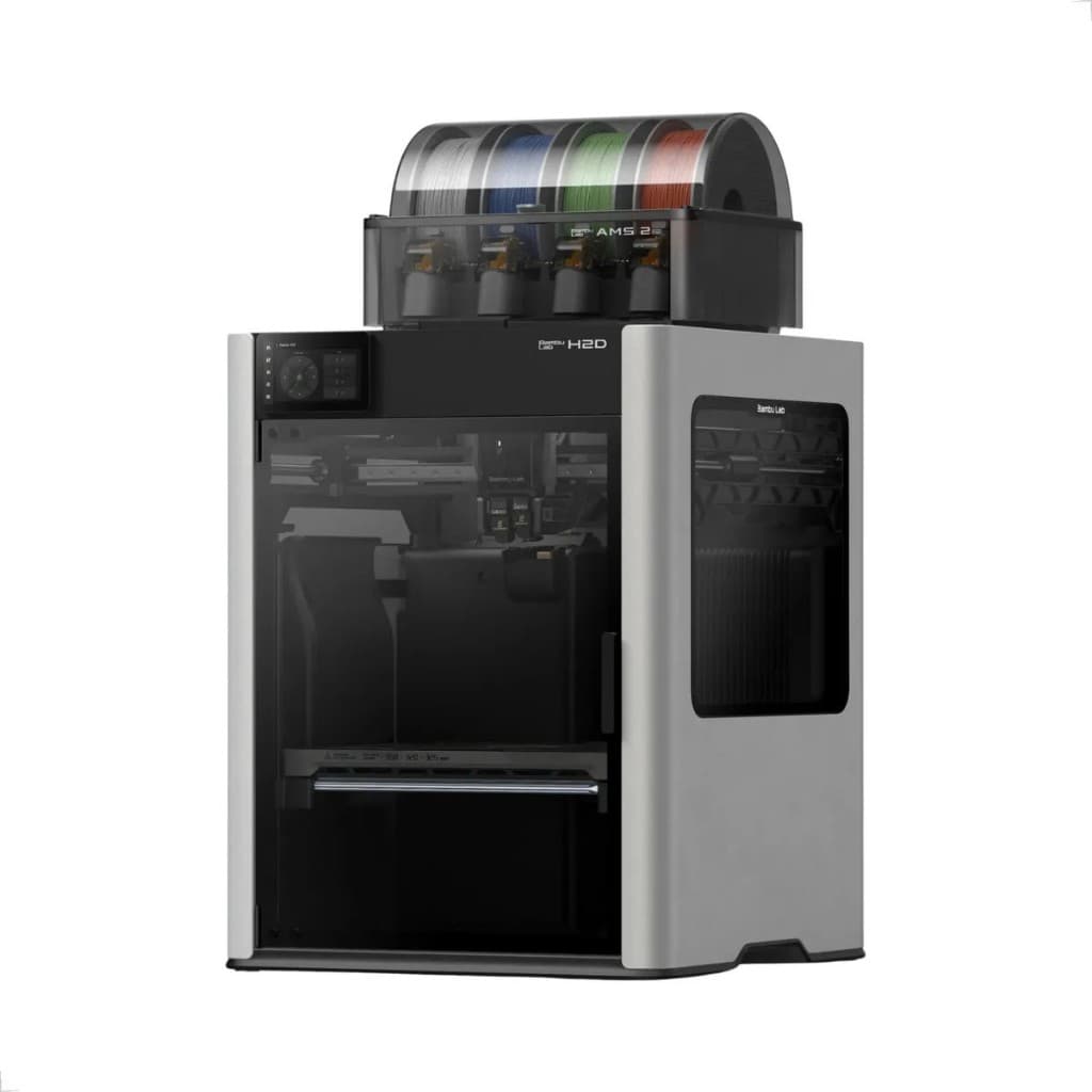 Impressora 3D Bambu Lab H2D Combo AMS  +CURSO GRATUITO- Pronta Entrega, Lacrada, 1 Ano Garantia