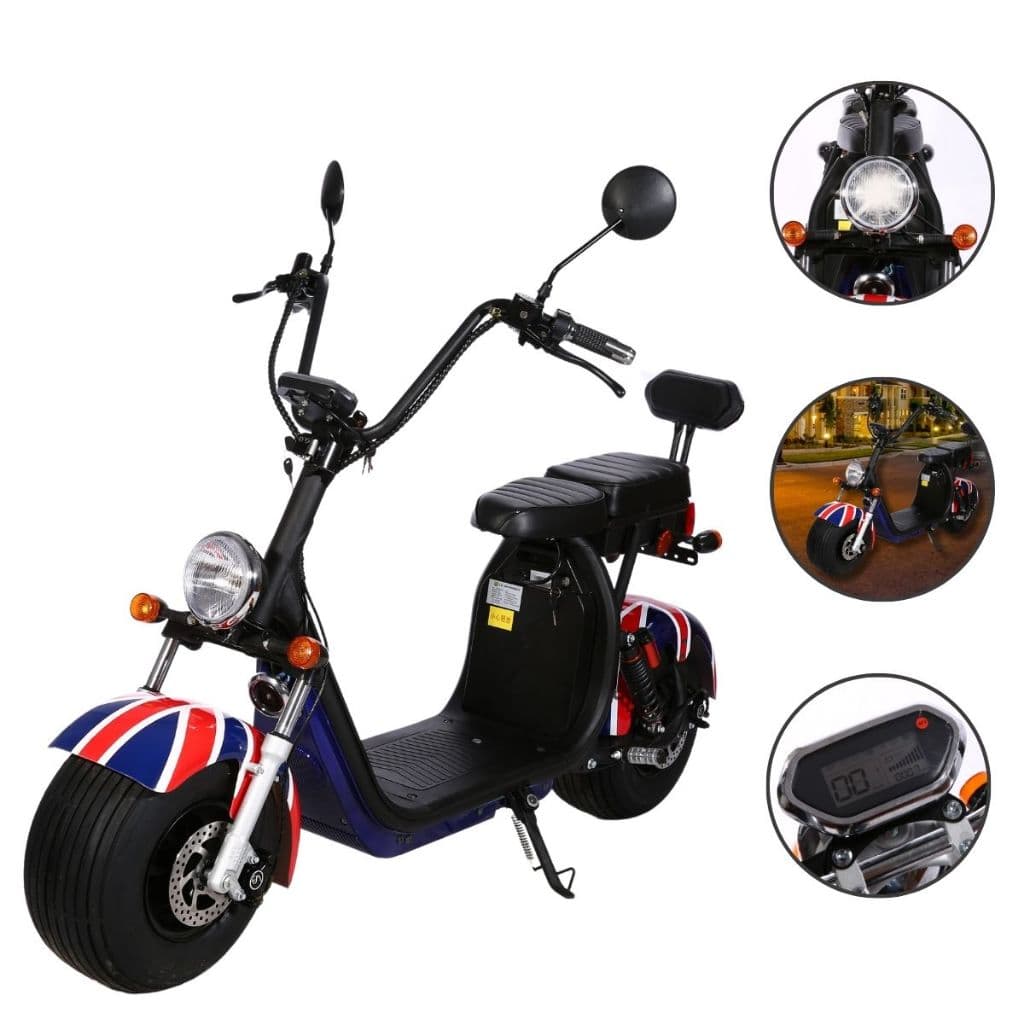 Scooter Elétrica 2000W, Bateria 20Ah, Importway