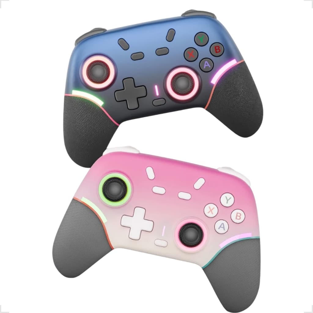 Controle Joystick Gamepad X9 Sem Fio Bluetooth 2.4g Com Iluminação RGB Android Ios Pc Celular