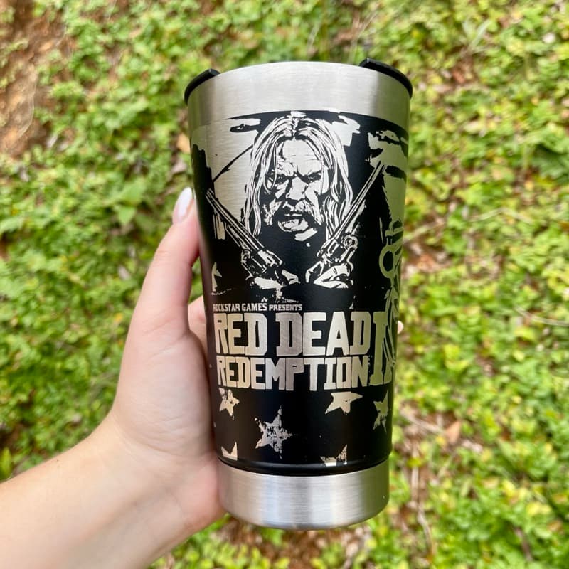 Copo Térmico RED DEAD REDEMPTION II 473ml – Personalizado em Gravação 360° a Laser