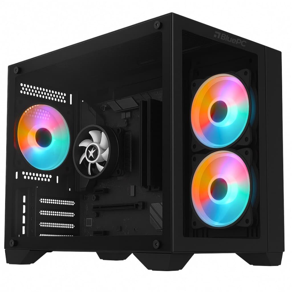 PC Gamer BluePC FORCE Ryzen 5 Radeon RX 8GB/16GB/32GB RAM SSD 256GB/512GB/1TB c/ ou s/ Monitor LED