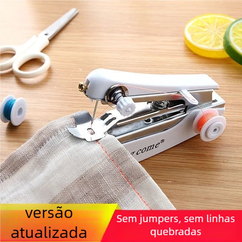 Portátil Mini Máquina de Costura Manual - Para Artesanato & Projetos DIY