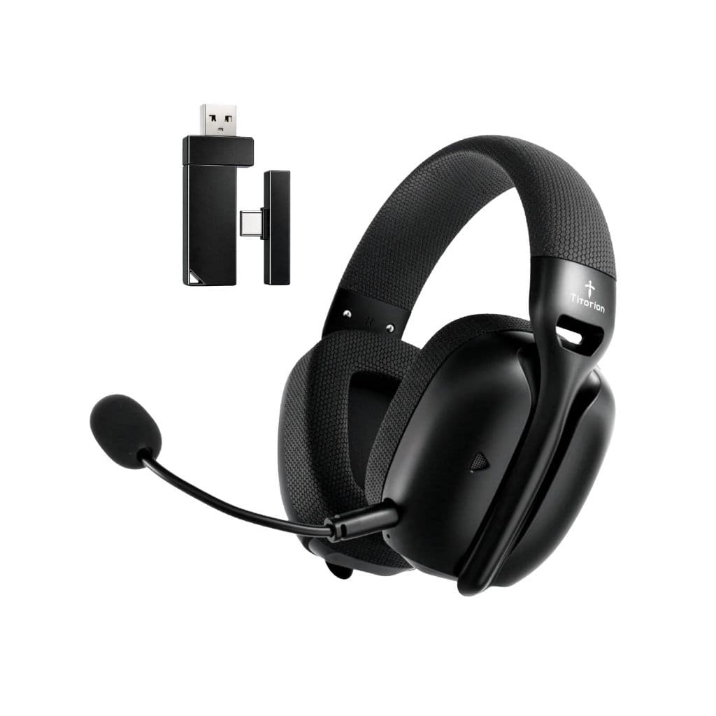 Fone De Ouvido Headset Gamer Sem Fio Wireless 2,4GHz Bluetooth Ultraleve Mintak Pro - Titorion
