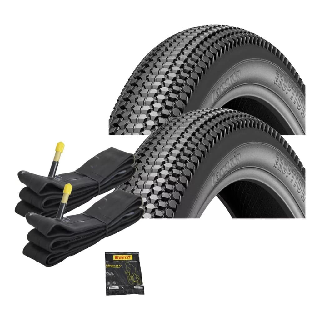 KIT PAR PNEU ERUPTION 29 + CAMARA 29 PIRELLI