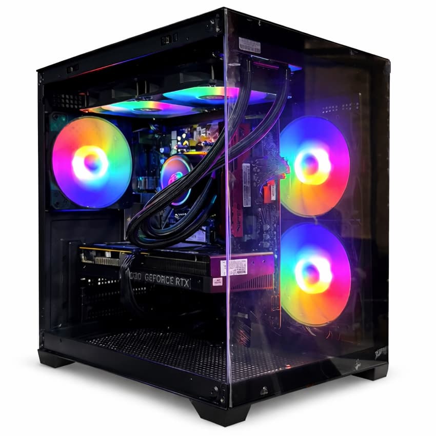 PC GAMER  RYZEN 7 5700X, B550M, 32GB RAM, NVME 500GB, NVIDIA RTX 5060 8GB, GABINETE 3 FANS
