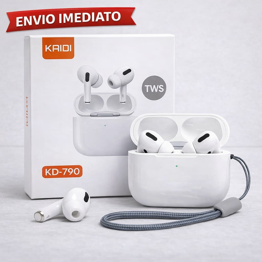 Fone Sem Fio Bluetooth KAIDI Som Premium Com Cancelamento De Ruído E Bateria Ate 40H