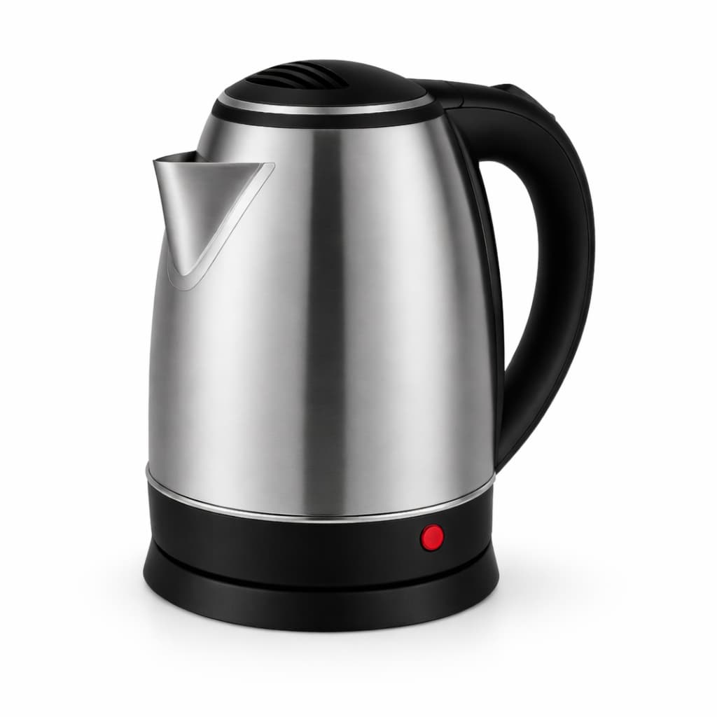 Chaleira Elétrica Inox 1,8L Jarra Elétrica Água Quente Rápido Café Chá Cozinha