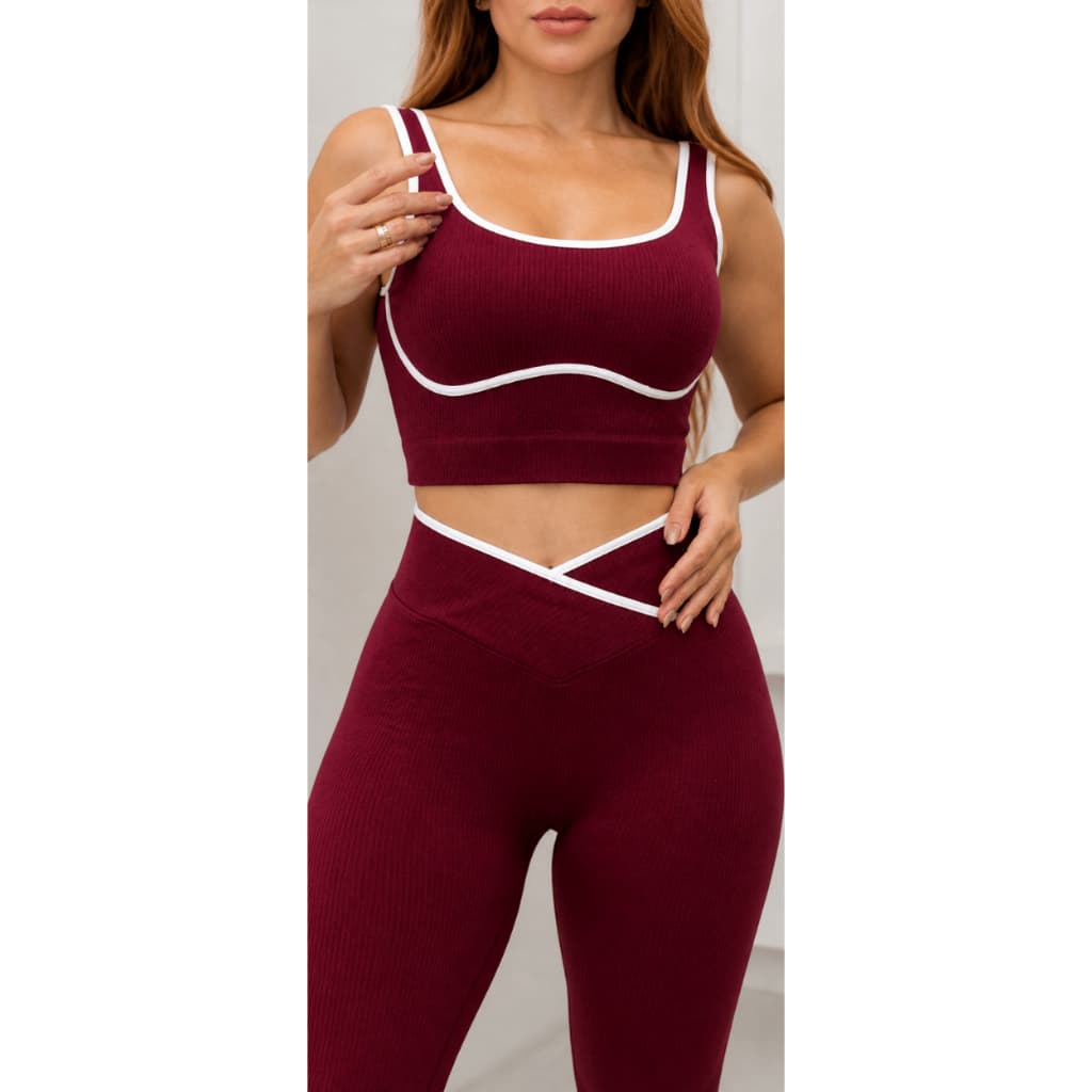 Conjunto Gringo Academia Feminino Calça e Top Esportivo