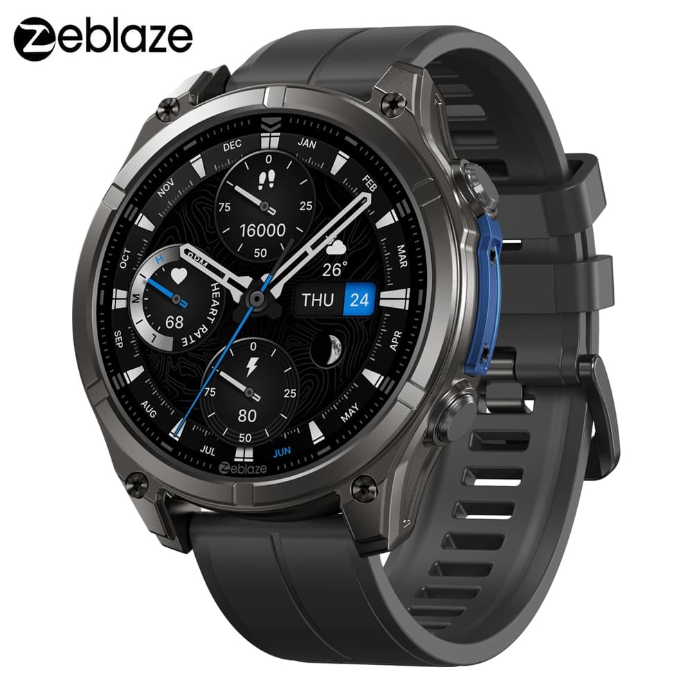 Zeblaze Vibe 8 Smartwatch Relógio inteligente com tela AMOLED de 1,43 polegadas e resistência à água de 5 ATM