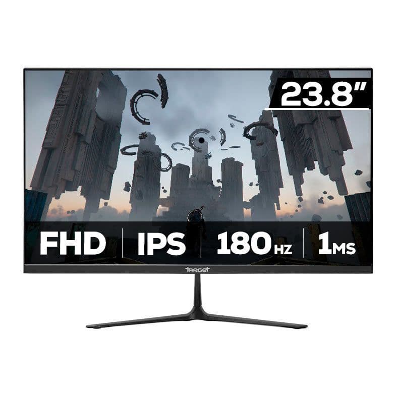 Monitor Gamer TGT Altay TS6, 23.8 Pol, IPS, FHD, 1ms, 180Hz, HDMI/VGA, TGT-ATTS6-BL02