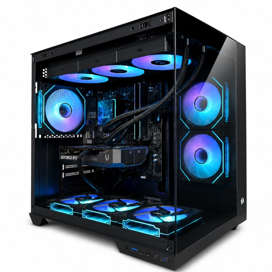 PC Gamer Madara Uchiha AMD Ryzen 7 5700X, B550M-K, Memoria Ram ,RTX 5060 8GB,  Wc 360MM, Win 11 PRO