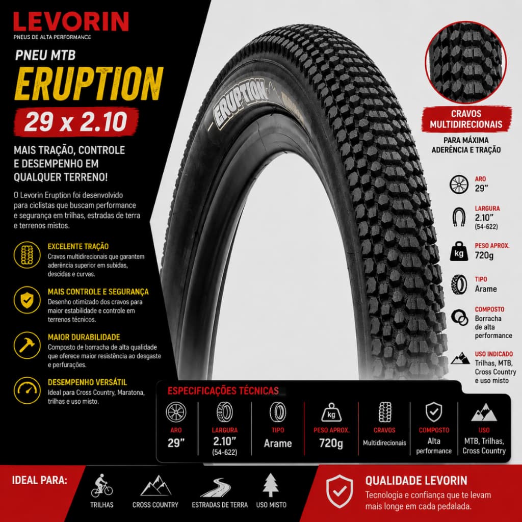 PNEU LEVORIN ERUPTION MTB 29X2.10