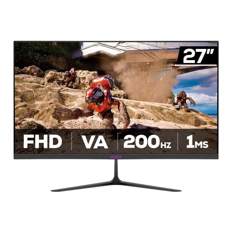 Monitor Gamer Mancer Horizon Z4 Pro, 27 Pol, VA, FHD, 1ms, 200Hz, HDMI/DP, MCR-HZ4PRO27-BL2
