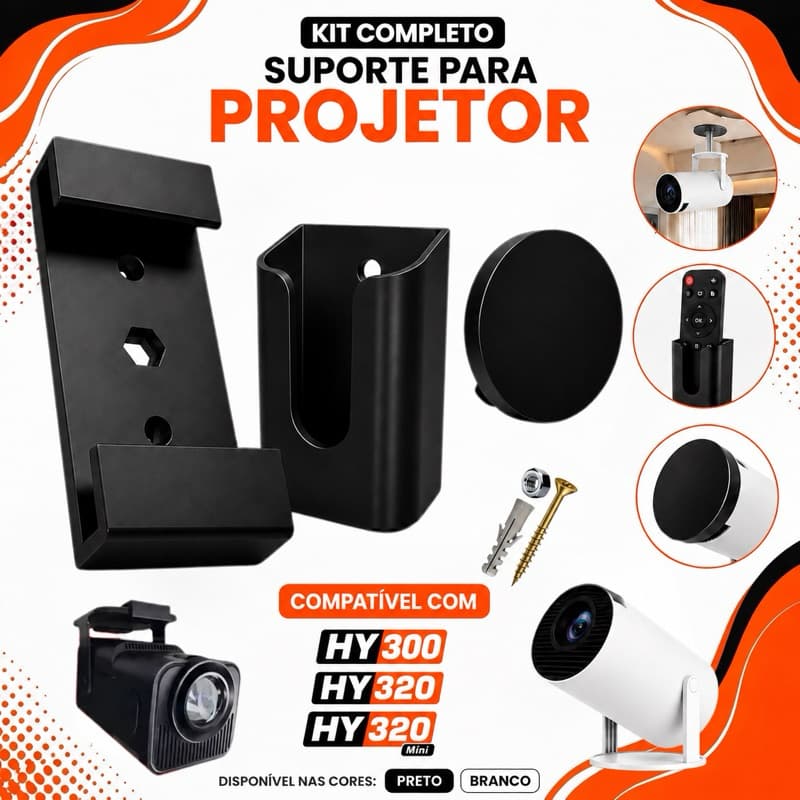 Suporte Para Projetor Hy300 / Hy320 / Hy320 mini Parede Teto Tripé Magcubic Suporte Projetor FullCam