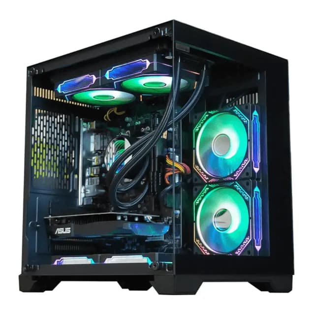 PC Gamer Ryzen 5 5500, RX 7600, 16GB DDR4, SSD 500GB NVMe, 600W 80 Plus, PCITAL01-E