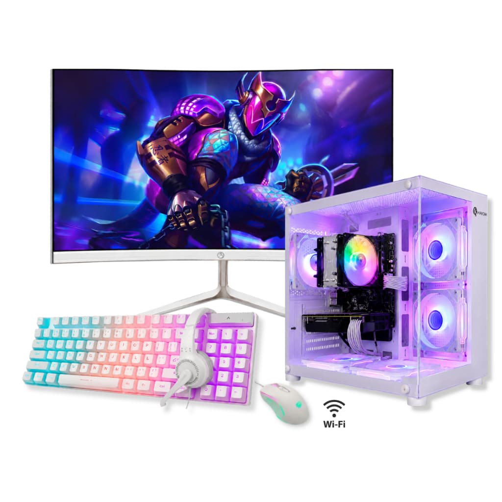 Computador Pc Gamer Intel Core I7 3770 SSD 480GB 16gb Ram Placa de Video GT730 Monitor Led 23" Curvo