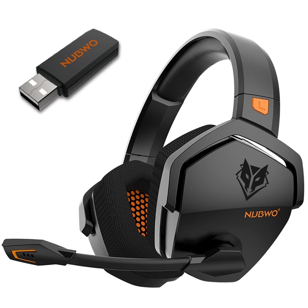 Fone De Ouvido Para Jogos NUBWO-G06 Cancelamento De Ruído , Fones Bluetooth Com Microfone , Latência Ultra Baixa , Adequado PS5 , PS4 , XBOX , PC , Mac , 2.4GHz