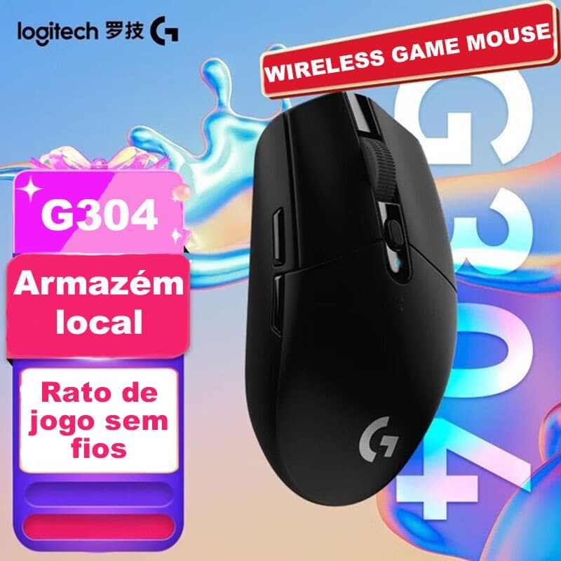 Logitech G304 Mouse Para Jogos Lightspeed Original Importado 1200DPI 2.5 Ghz