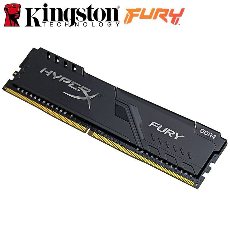 Kingston HyperX FURY DDR4 8GB 16GB 2400MHZ 2666MHz 3200MHz Memória RAM DIMM Para Jogos 288 Pinos