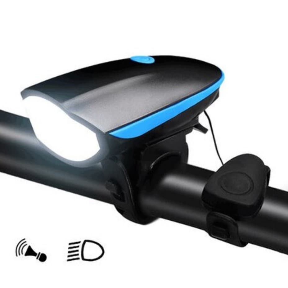Farol para Bike Bicicleta com Buzina Recarregável