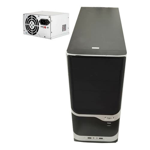 Gabinete atx Compurador Com fonte- Preto 200w (Usado)