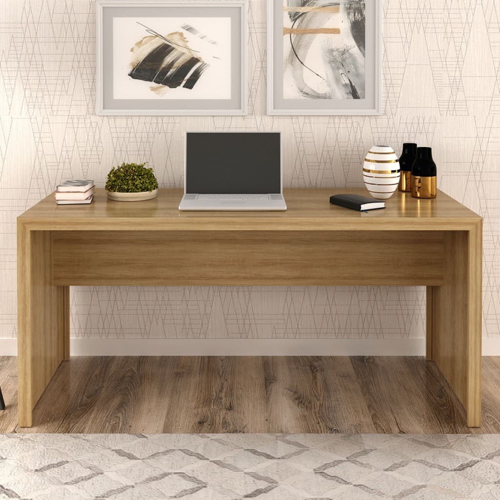Mesa para Escritório Amendoa Me4109 - Tecno Mobili