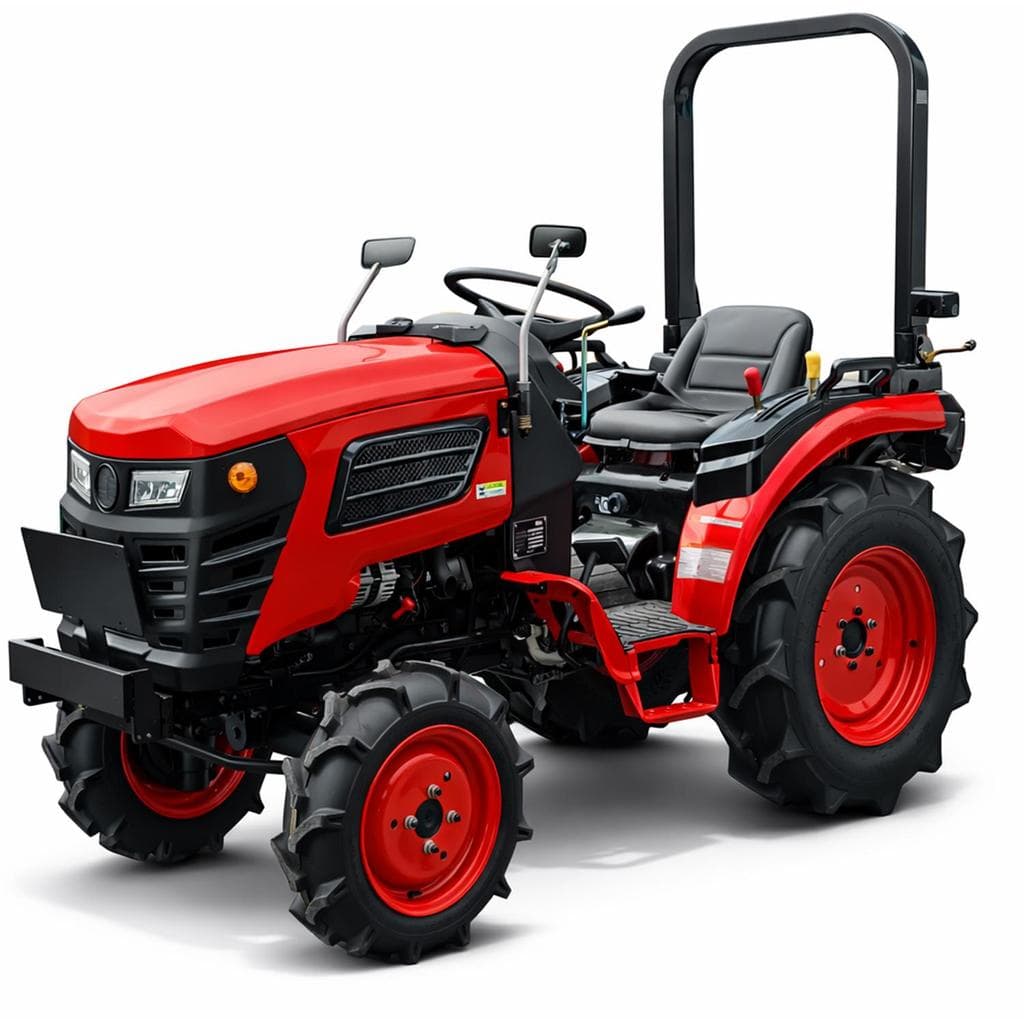 Trator Agrícola a Diesel 25hp 4x4 com Santo Antônio