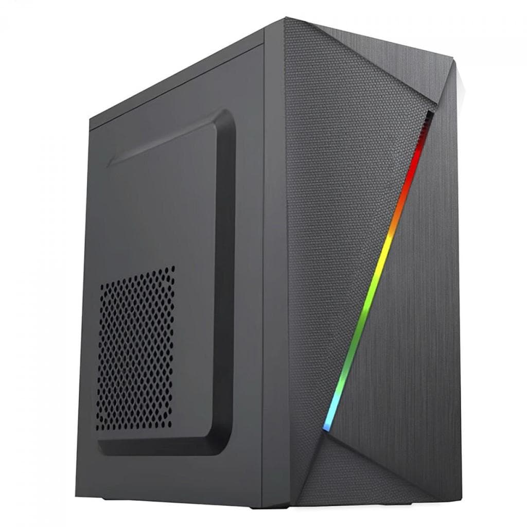 Gabinete BRX Vortex BM20, M-ATX, RGB, Preto, Sem Fonte, Sem Fan, BM20