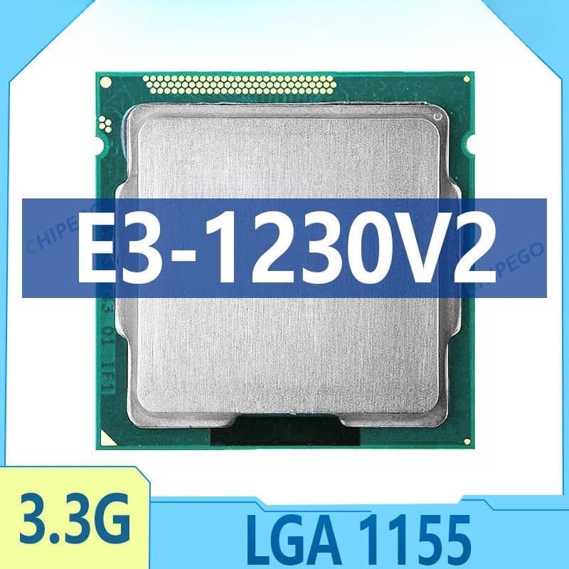 Intel Xeon E3-1230v2 3.3 GHz 4C/8T LGA1155 69W|Custo-Benefício 💰| 100% OK| Sem Mineração| 180 Dias