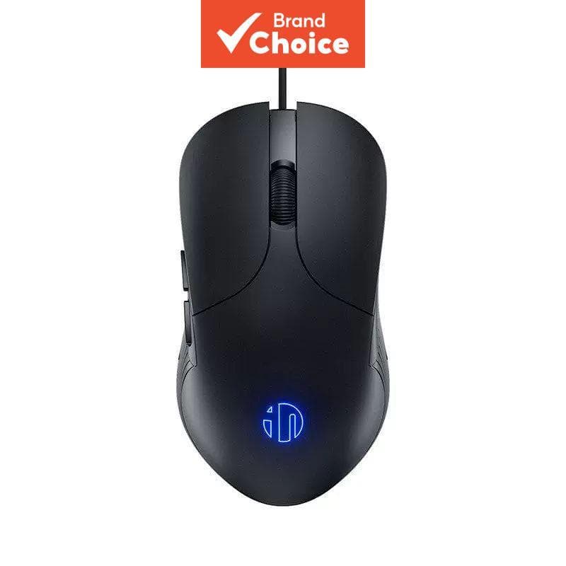 Mouse silencioso com fio Inphic B1 - ideal para negócios, escritório, desktop, notebook, computador e jogos