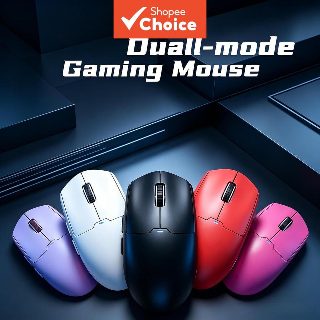 Mouse sem fio recarregável, ótima pegada, Bluetooth 5.2+2.4G, carregamento Tipo-C, compatível com