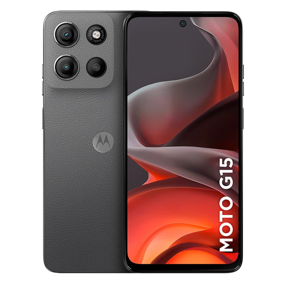 Smartphone Motorola Moto G15 4G 256GB 4GB RAM+8GB RAM Boost Tela 6.7" Câmera Dupla 50MP+5MP Grafite