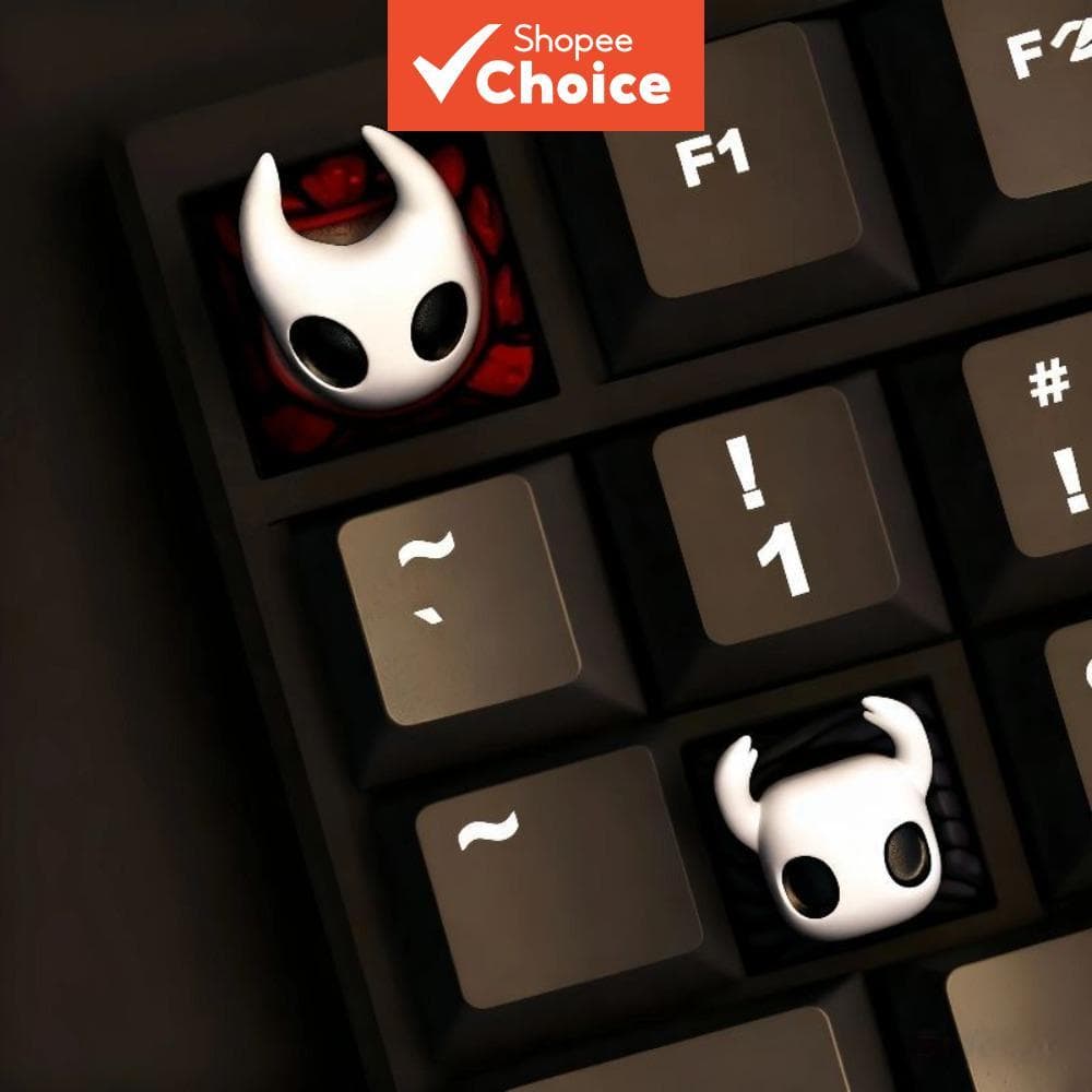 Teclado mecânico Skull Knight com teclas personalizadas e eixos cruzados, botões universais para personalização e DIY,