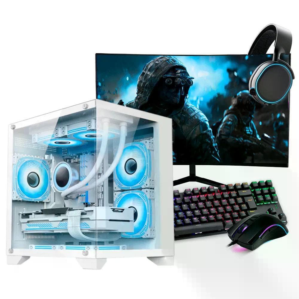 PC Gamer Completo Ryzen 5 5600GT, 16GB DDR4, SSD 480GB, 500W 80 Plus, PCGT13-E