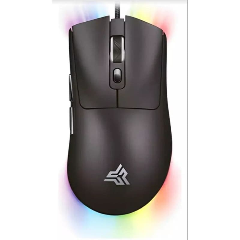 Mouse Gamer Profissional RGB 7200 DPI Sensor Óptico Design Colmeia Super Leve 61g 7 Botões