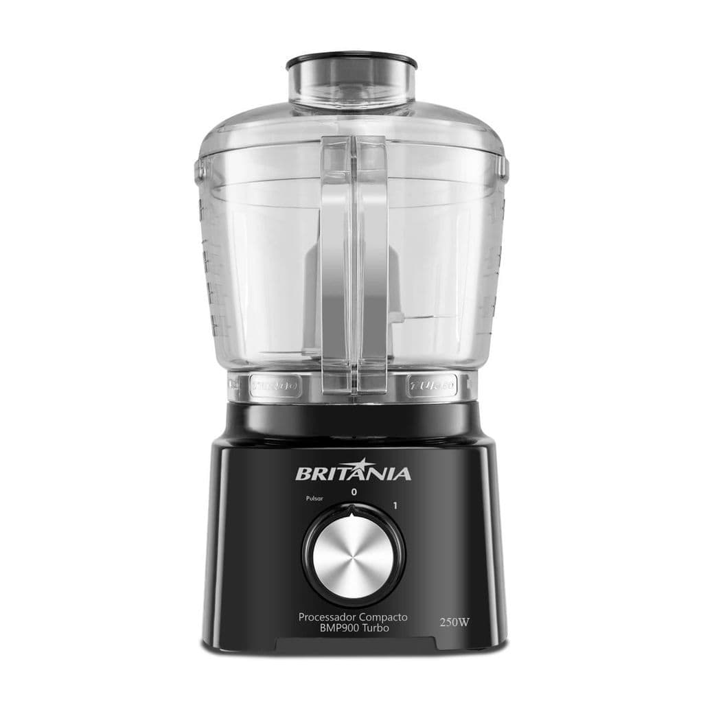 Processador Compacto Britânia 300W Turbo Preto BMP900P