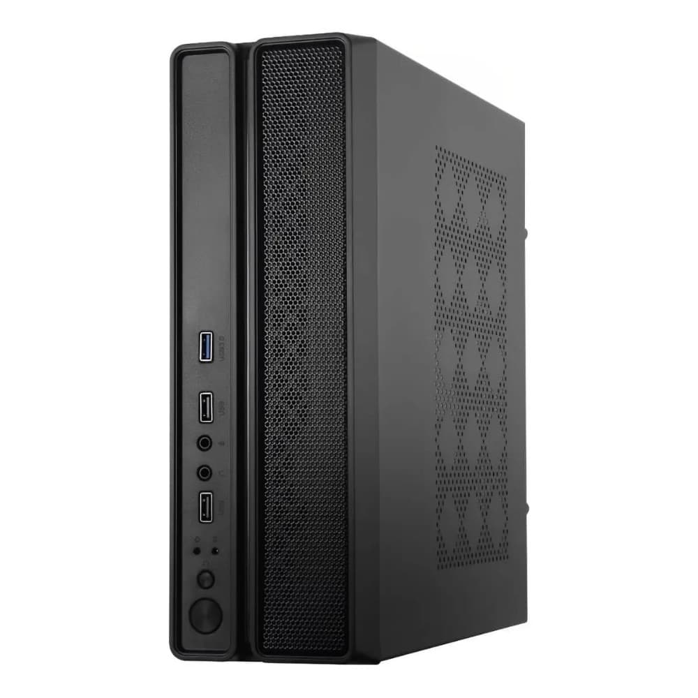 Gabinete Slim Bluecase Slimdesk BG-2002S: Fonte 200W, Suporte Micro-ATX e Uso Dual