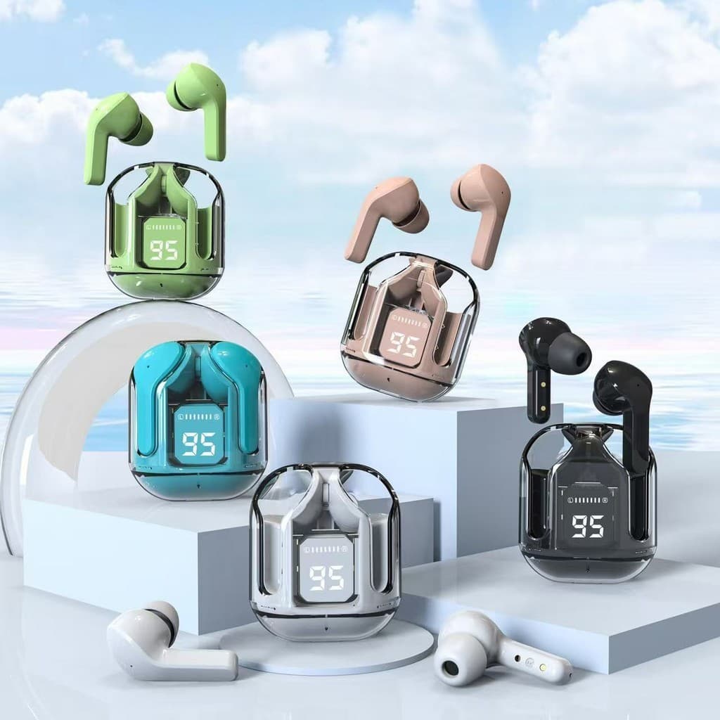 Air31 Sem Fio Bluetooth Fone De Ouvido Binaural Pequeno No Fones Esportes Estéreo Baixo Mais Novos Transparente